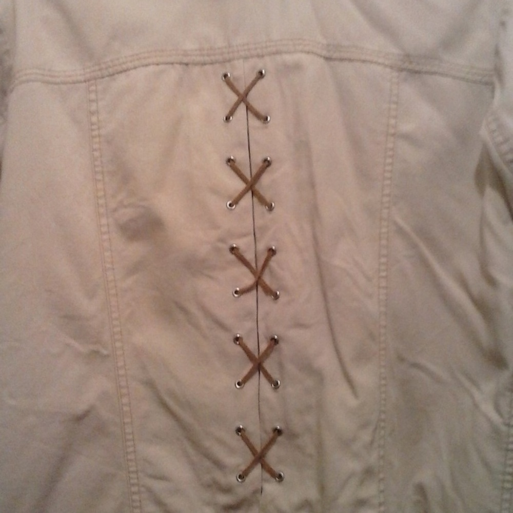 Vintage Jacket Laced up on the back Giacca